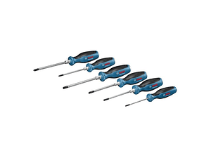 Conjunto de 6 Chaves de Fenda e Cruz BOSCH