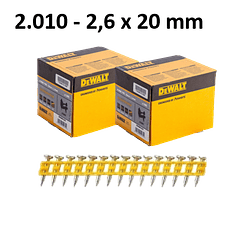 Kit de Maquina de pregar / Pregadora de Betão XR18V DCN890P2  + 5.025 Pregos DCN890 DEWALT