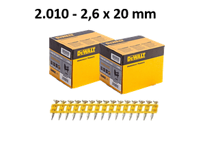 Kit de Maquina de pregar / Pregadora de Betão XR18V DCN890P2  + 5.025 Pregos DCN890 DEWALT