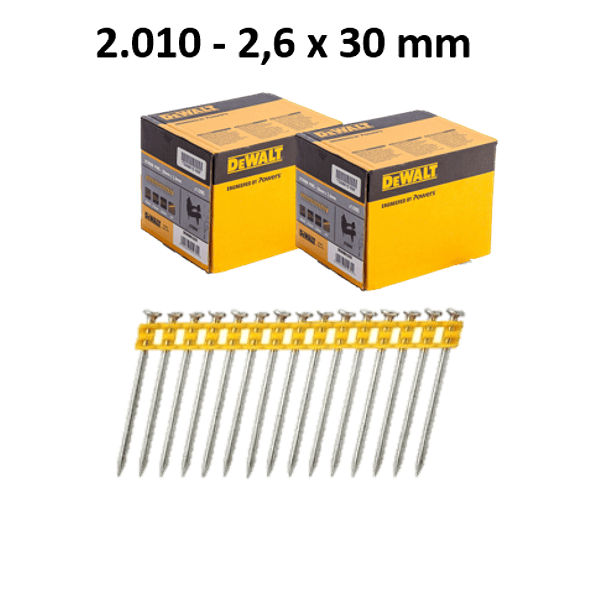 Kit de Maquina de pregar / Pregadora de Betão XR18V DCN890P2  + 5.025 Pregos DCN890 DEWALT 3