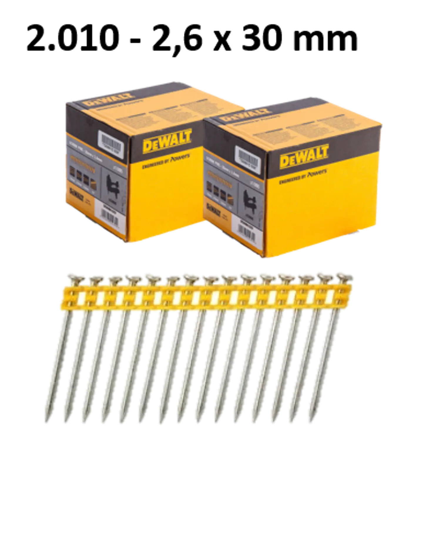 Kit de Maquina de pregar / Pregadora de Betão XR18V DCN890P2  + 5.025 Pregos DCN890 DEWALT 3