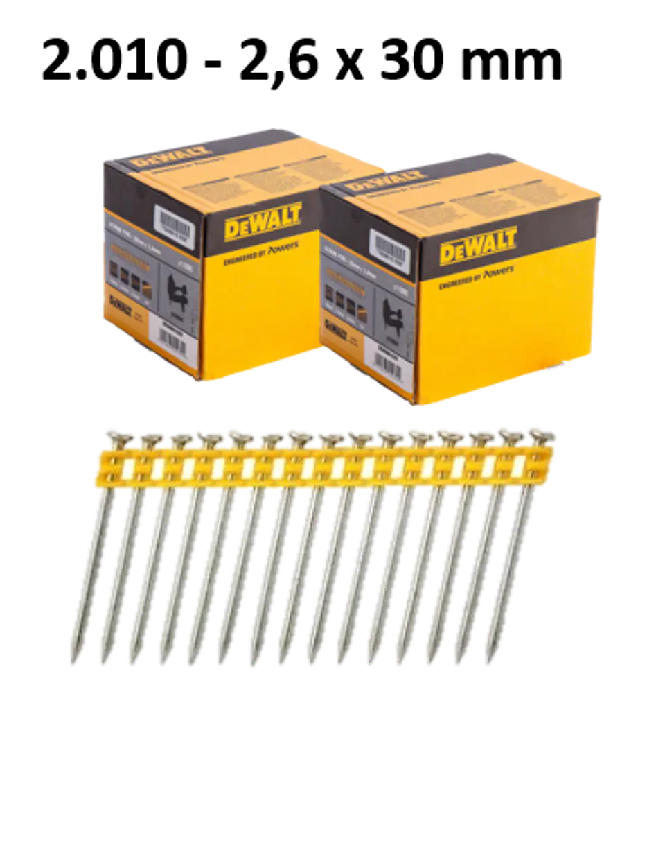 Kit de Maquina de pregar / Pregadora de Betão XR18V DCN890P2  + 5.025 Pregos DCN890 DEWALT 3