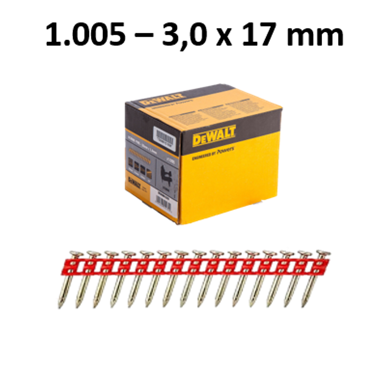 Kit de Maquina de pregar / Pregadora de Betão XR18V DCN890P2  + 5.025 Pregos DCN890 DEWALT 4