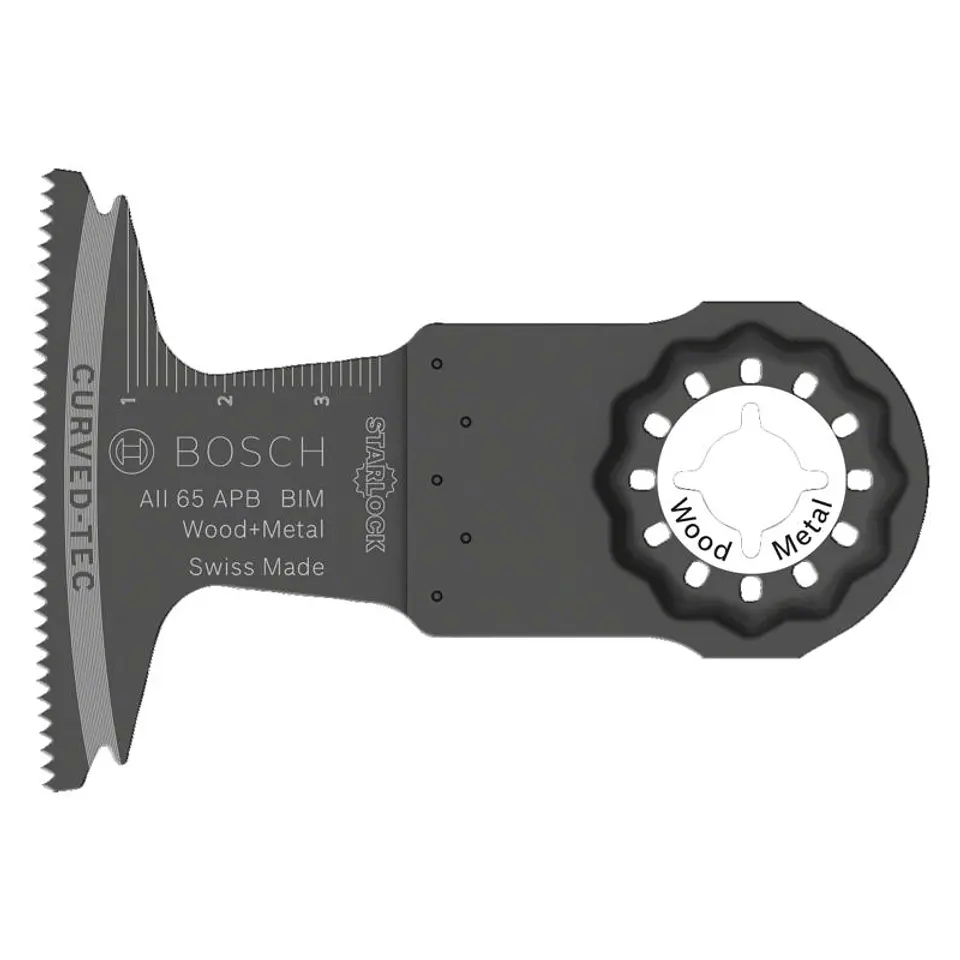 Lâmina de serra de imersão BIM AII 65 APB Madeira e Metal para multiferramentas BOSCH 1