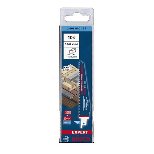 Laminas de Serra Sabre EXPERT Wood with Metal Demolition S 967 BOSCH 7