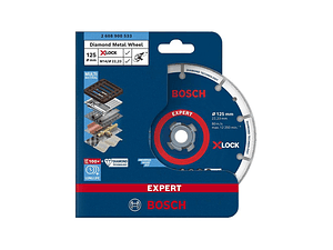 Disco de corte X-LOCK 125mm EXPERT Diamond Metal Wheel BOSCH