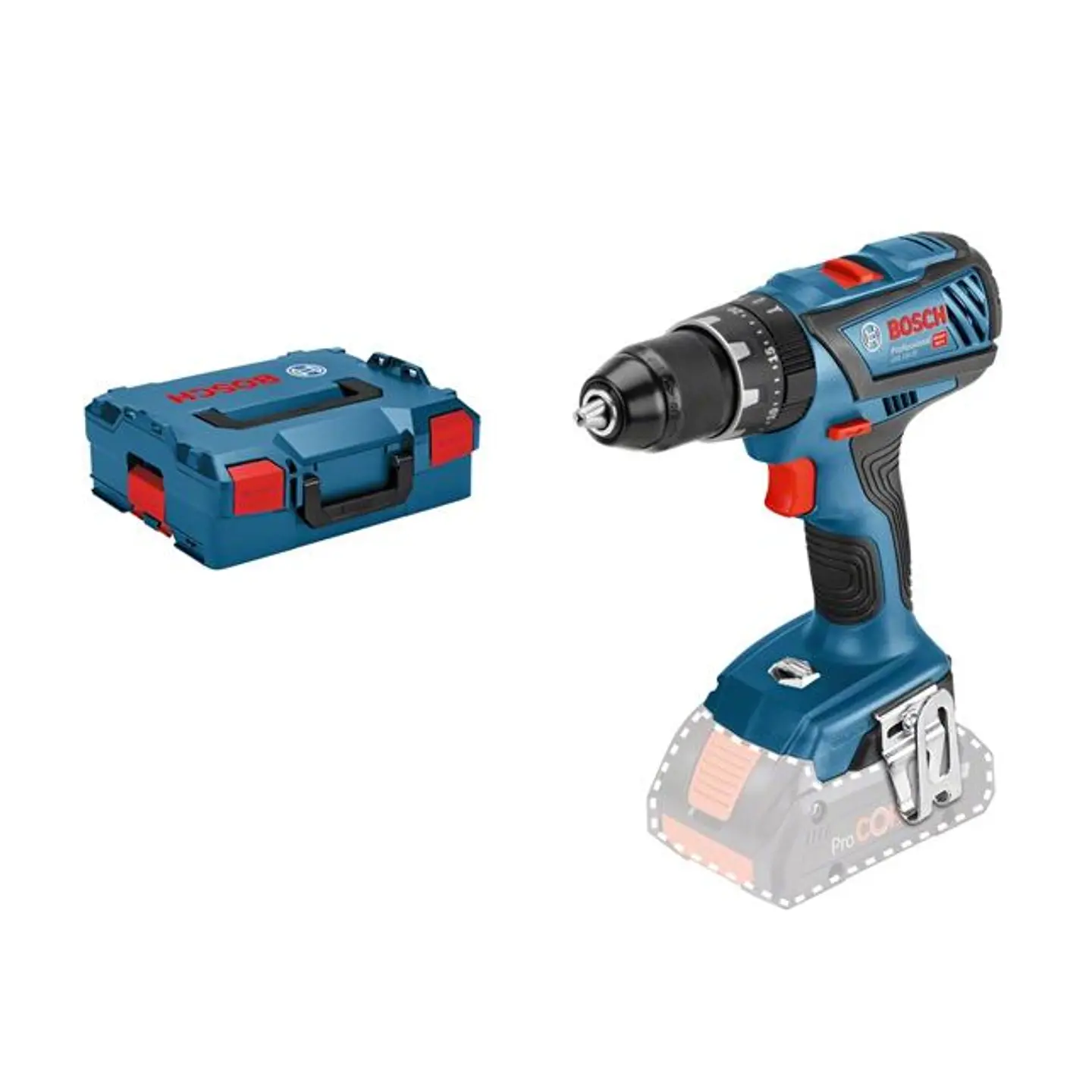 Aparafusadora/Berbequim com percussão sem fio GSB 18V-28 BOSCH 2