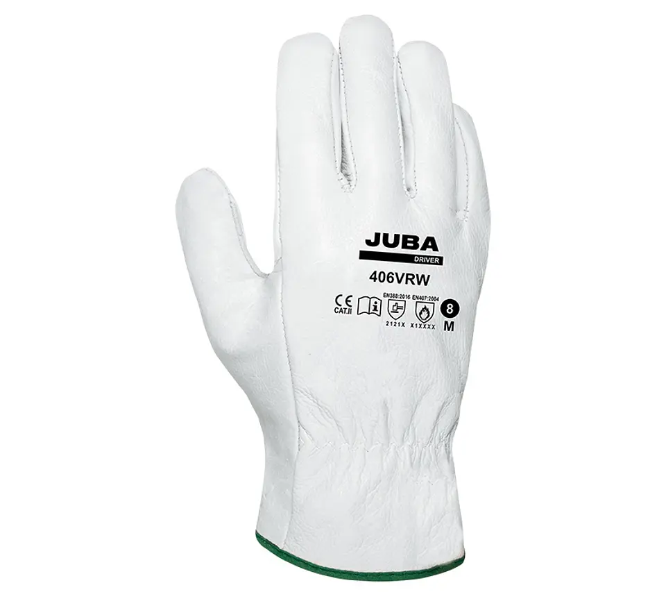 Luva tipo chefe de pele flor 406VRW JUBA 1