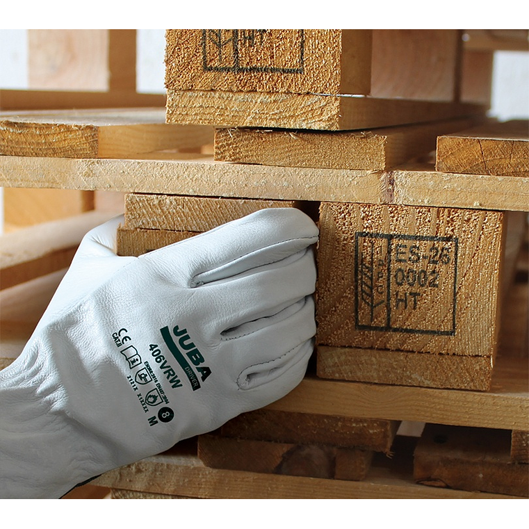 Luva tipo chefe de pele flor 406VRW JUBA 3