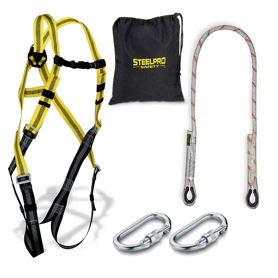 Kit anti queda de Arnês com Corda  1888-KIT1 STEELPRO 1