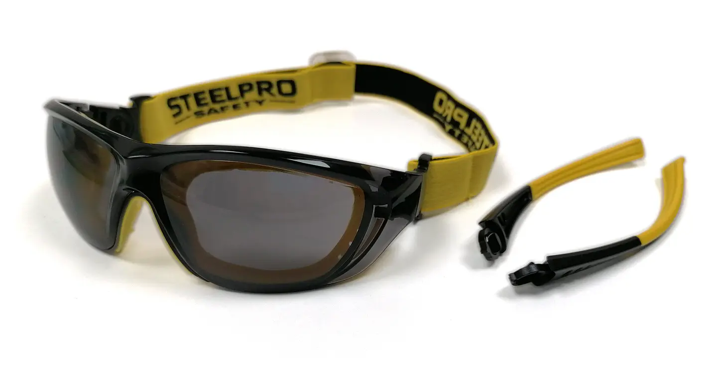 Óculos de Proteção Escuro 2188-GDG DUAL STEELPRO 1