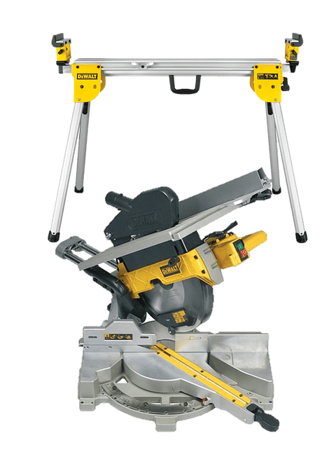 Serra de Esquadria com Mesa Superior Telescópica D27112 + Bancada DE7023 DEWALT