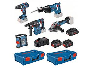 Kit 5 Ferramentas Sem Fio 18V + 3 Baterias Procore18V BOSCH