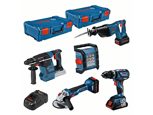 Kit 5 Ferramentas Sem Fio 18V + 3 Baterias Procore18V BOSCH