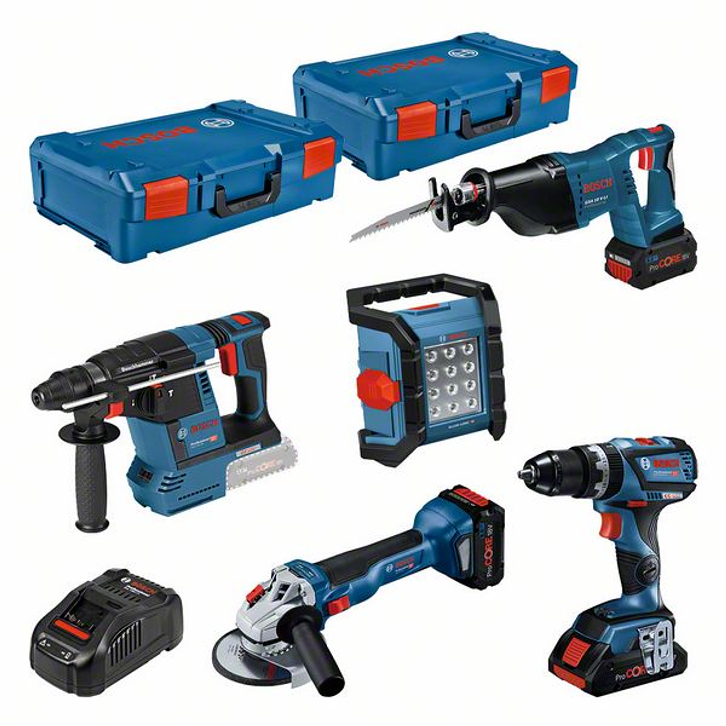 Kit 5 Ferramentas Sem Fio 18V + 3 Baterias Procore18V BOSCH 2