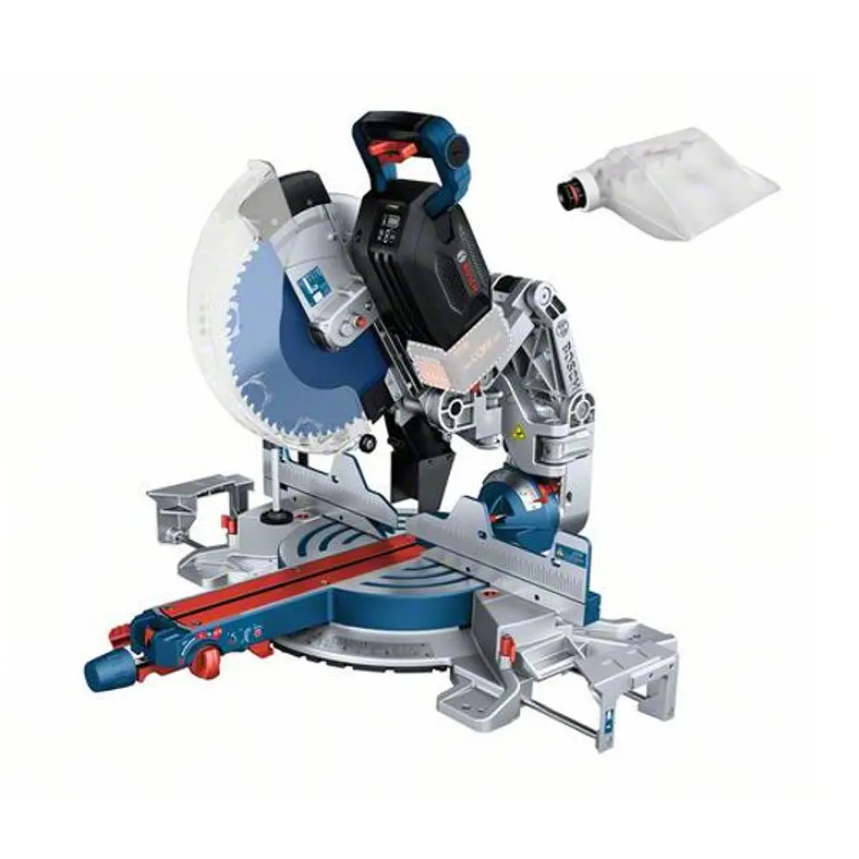 Serra de cortes transversais e de meia esquadria sem fio BITURBO GCM18V-305 GDC BOSCH 1