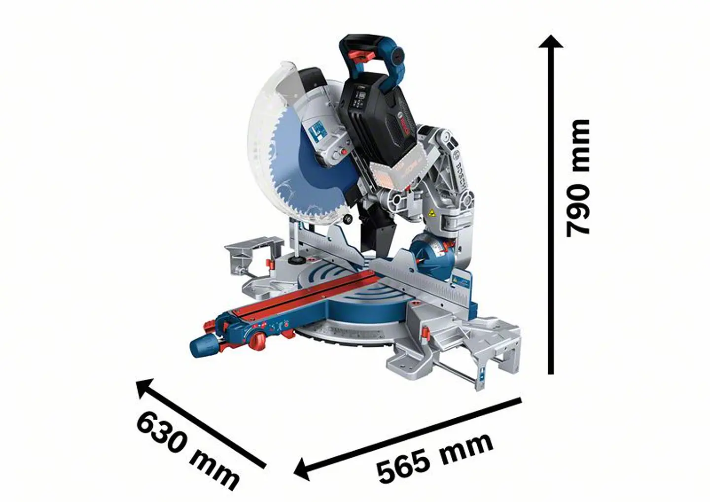 Serra de cortes transversais e de meia esquadria sem fio BITURBO GCM18V-305 GDC BOSCH 2