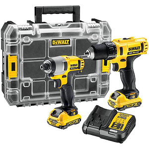 Kit XR12V Aparafusadora + Aparafusadora Impacto DCK211D2T DEWALT