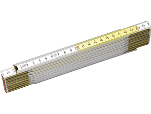 Metro em Madeira Amarelo/Branco 2.0 Metros 0-35-438 STANLEY