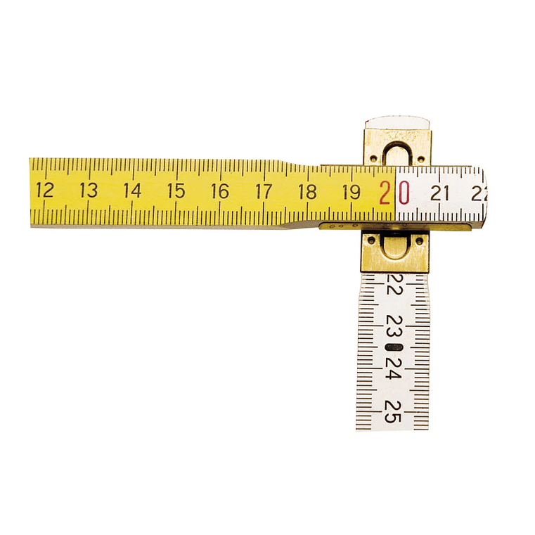 Metro em Madeira Amarelo/Branco 2.0 Metros 0-35-438 STANLEY 6