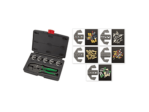 Kit Alicate Cravar Terminais Isolados e Não Isolados GAAI0605 TOPTUL