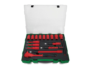 Jogo de 16 Chaves de Caixa Isoladas VDE 1/2'' 6PT GZC1609 TOPTUL 