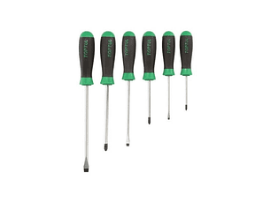 Jogo de Chaves para Parafusos de Fenda e Phillips TOPTUL (6 PCS)