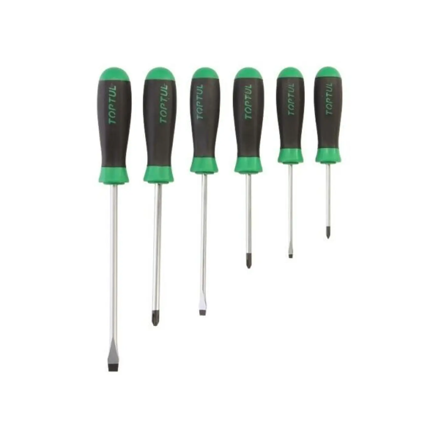 Jogo de Chaves para Parafusos de Fenda e Phillips TOPTUL (6 PCS) 2