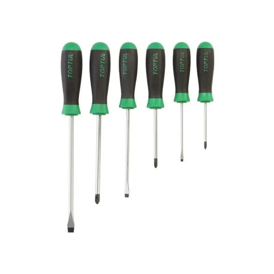 Jogo de Chaves para Parafusos de Fenda e Phillips TOPTUL (6 PCS) 2