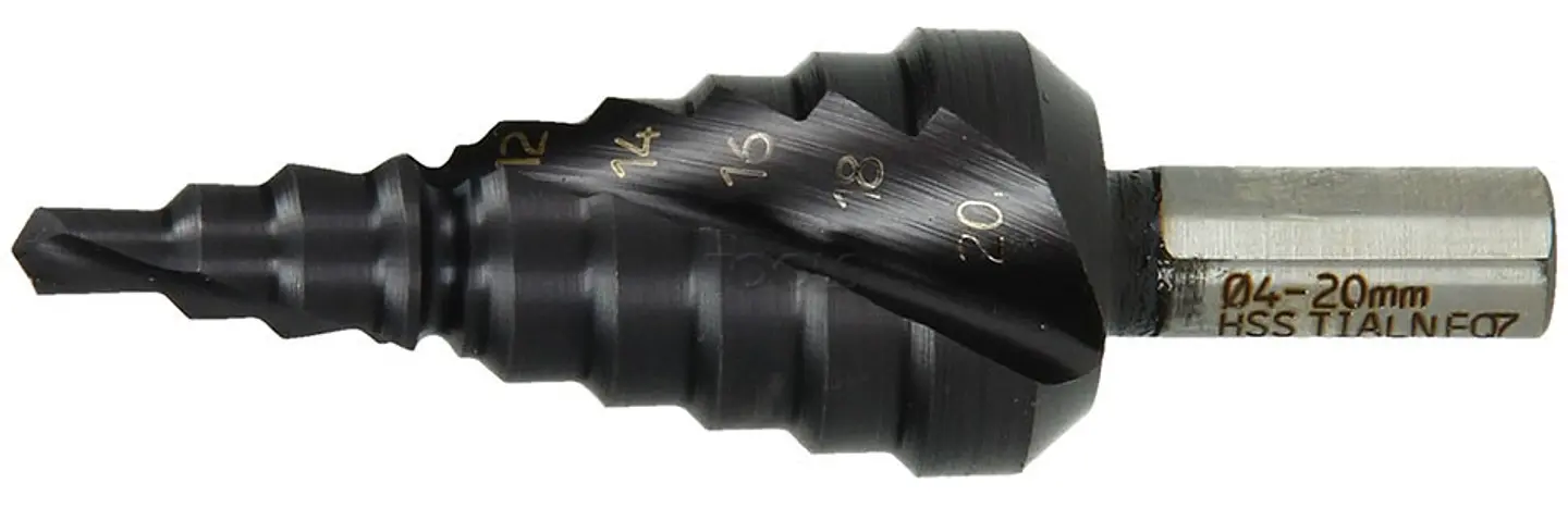 Broca Escalonada HSS-TiAIN  Ø 4-20mm 780102 HIKOKI (Ex. HITACHI) 1