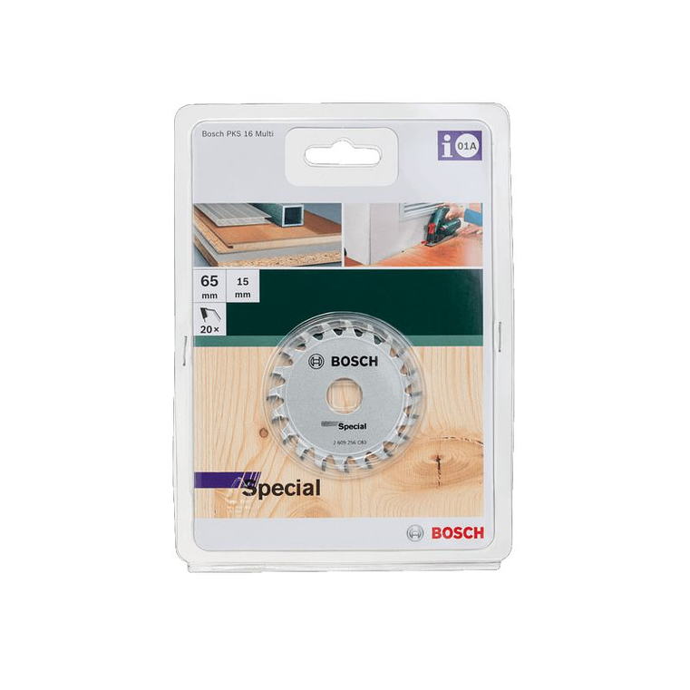 Disco de Serra Circular 65mm MultiMaterial BOSCH 2