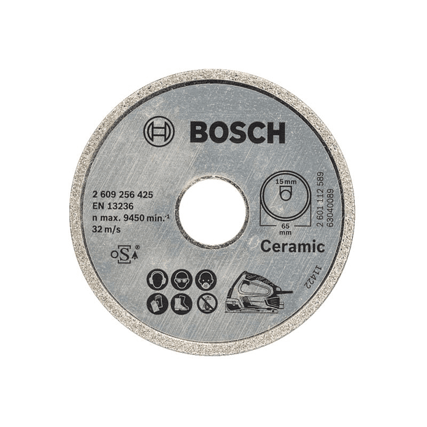 Disco de Serra Circular 65mm Standard for Ceramic BOSCH DIY 1
