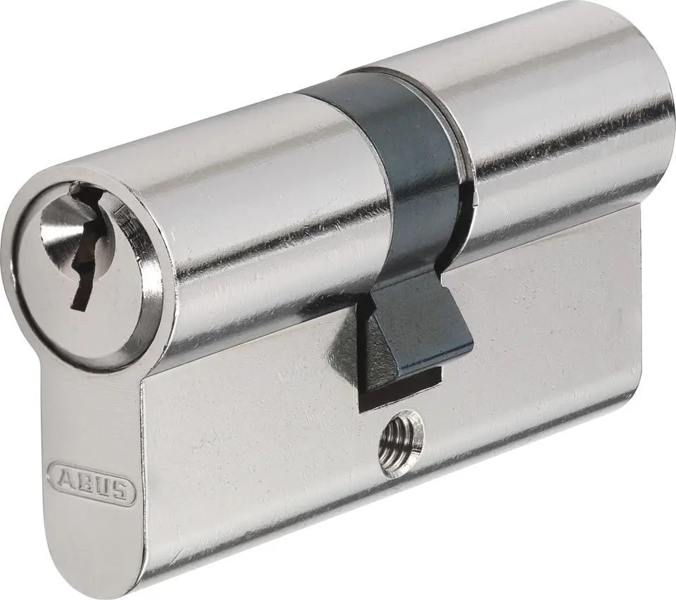 Cilindro de Porta Yale 30x30 Níquel Mate E45 ABUS 2