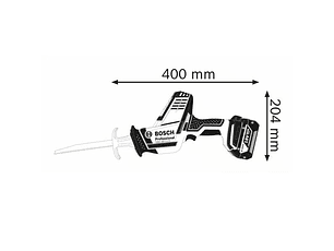 Serra sabre a bateria 18V GSA 18V-LI C BOSCH 