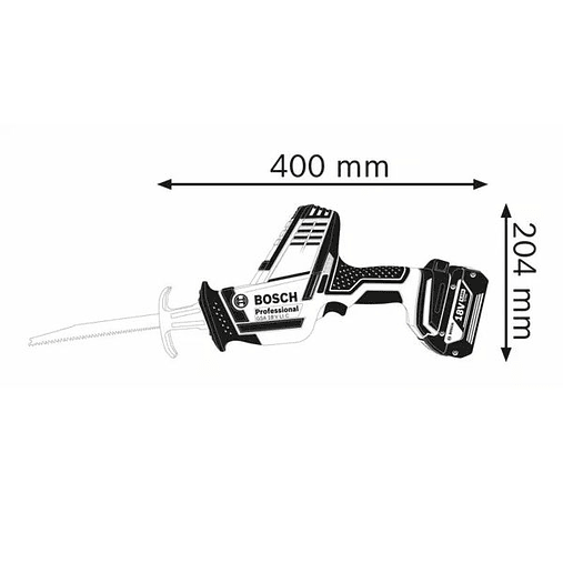 Serra sabre a bateria 18V GSA 18V-LI C BOSCH  2