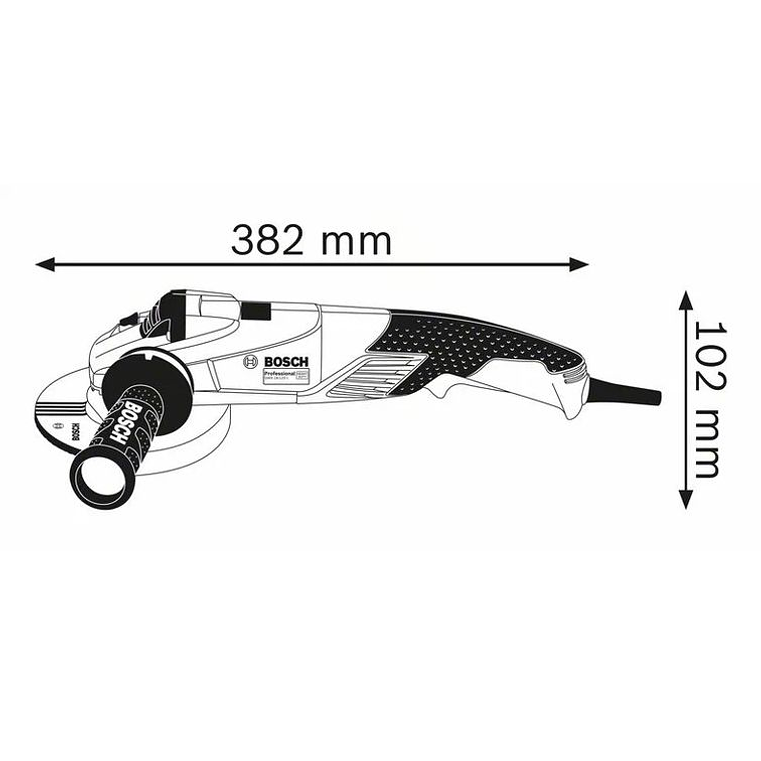 Rebarbadora com regulador velocidade 125mm 1.800W GWS 18-125 SPL BOSCH 2