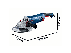 Rebarbadora grande 2.400W GWS 24-230 PZ BOSCH