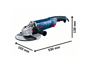 Rebarbadora grande 2.400W GWS 24-230 PZ BOSCH