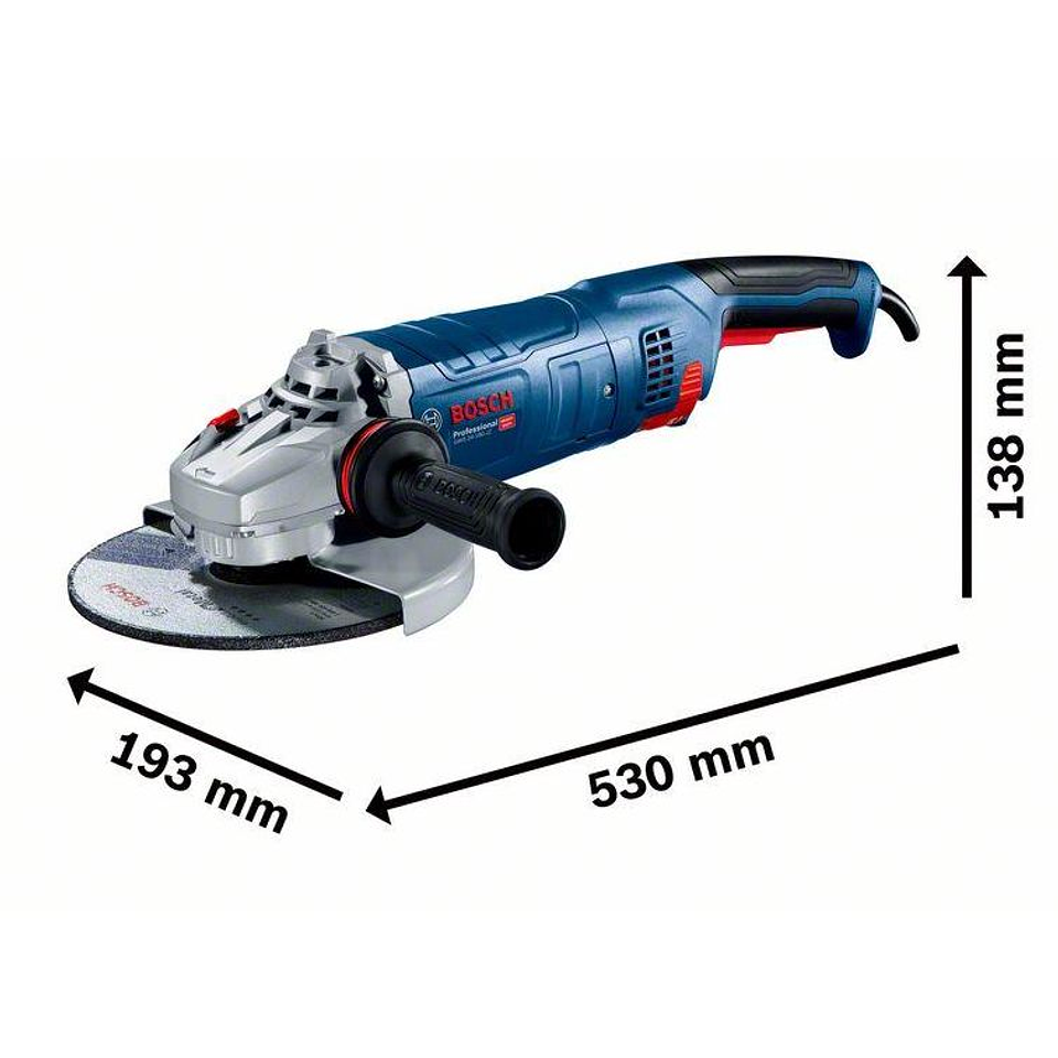 Rebarbadora grande 2.400W GWS 24-230 PZ BOSCH 2