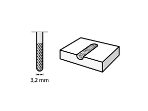 Fresa de Metal Duro com Ponta Pontiaguda de 3,2 mm 9903 DREMEL 