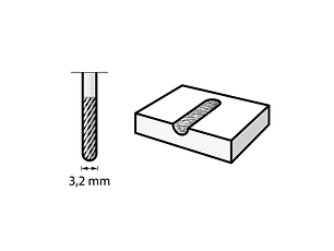 Fresa de Metal Duro com Ponta Pontiaguda de 3,2 mm 9903 DREMEL 