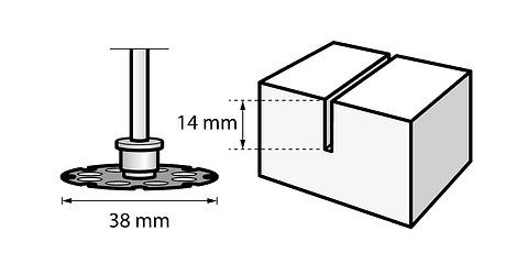 Disco de Corte para Madeira EZ SpeedClic SC544 DREMEL
