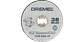 Discos de Corte para Metal EZ SpeedClic 5 UNI SC456 DREMEL - vignette 1