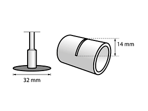 Disco de Corte de 32 mm 5 UNI 540 DREMEL
