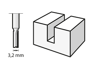 Fresa Hss de 3,2 mm 650 DREMEL
