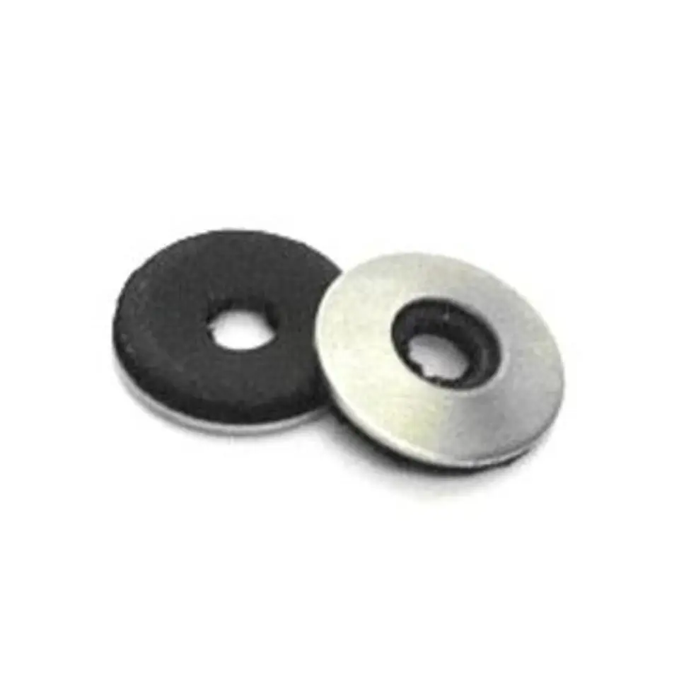 100 Uni. Anilhas Vulcanizadas Galvanizadas EPDM JJP 3