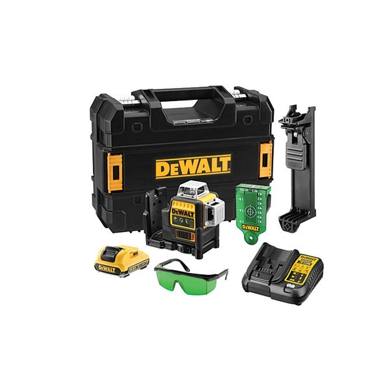 Nível laser 3 linhas Verdes DCE089D1G DEWALT  1