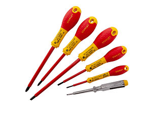 Jogo de 6 Chaves de Fenda e Pozidrive Isolados 0-65-443 FATMAX STANLEY