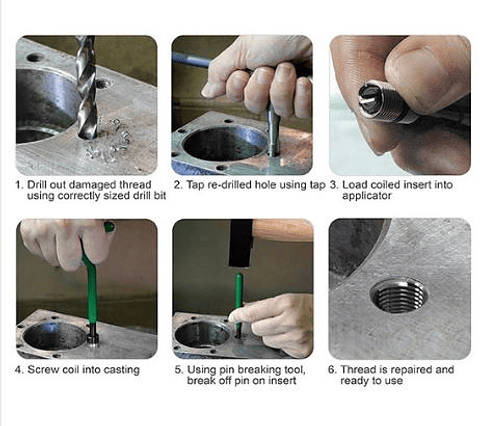 Jogo para Reparar Roscas Profissional K-COIL TOPTUL