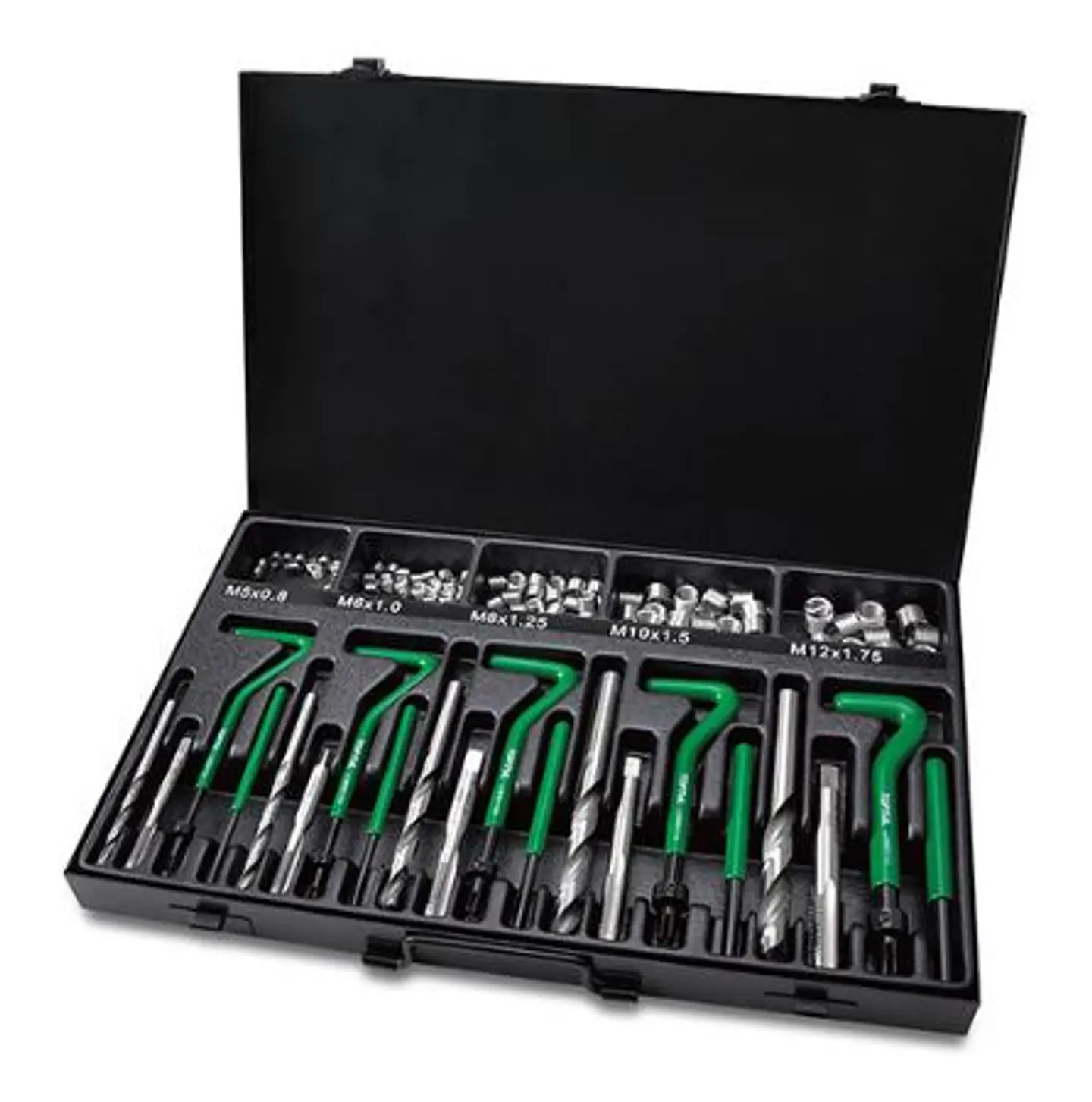 Kit de Reparação de inserções de Roscas Profissional 130 Pc TOPTUL 1